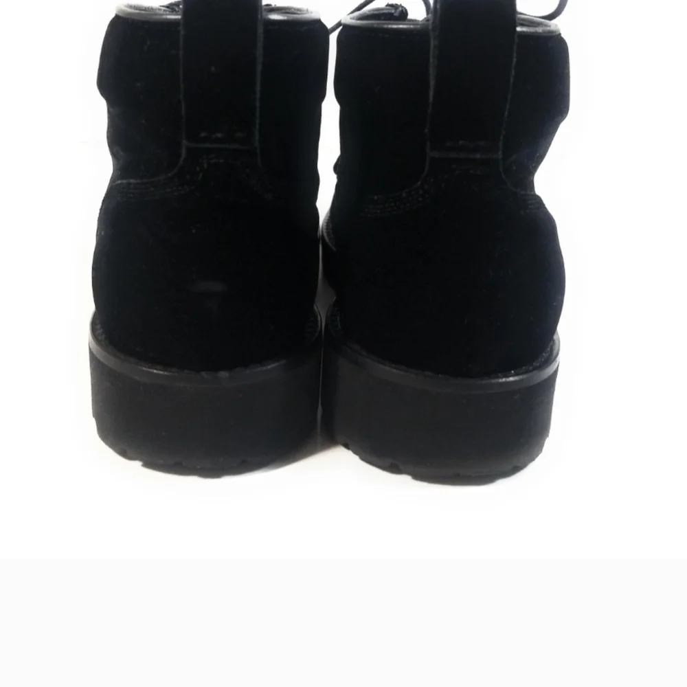 Emporio Armani Men's Black Suede Boots Size 6